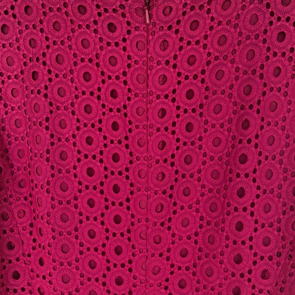 Hot Pink A lined dress. Size 2P. - Picture 4 of 5
